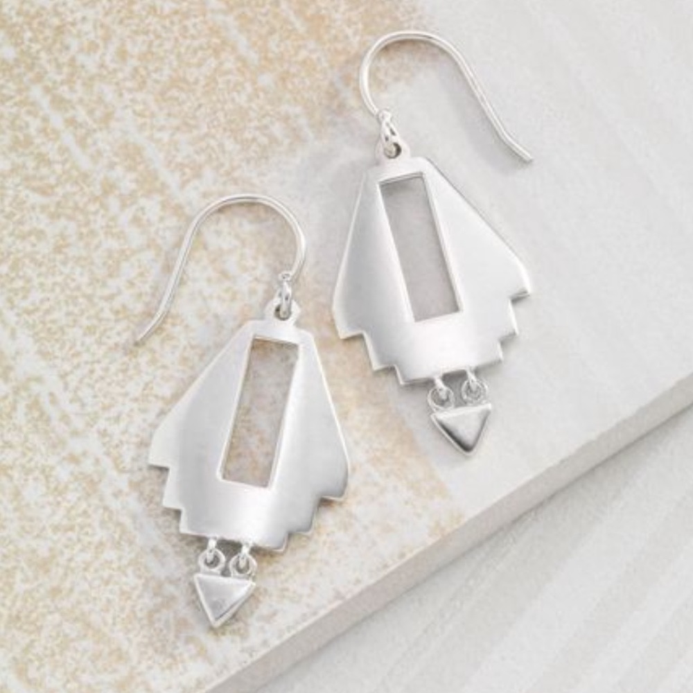 Silpada Adobe Steps Drop Earrings New in Box